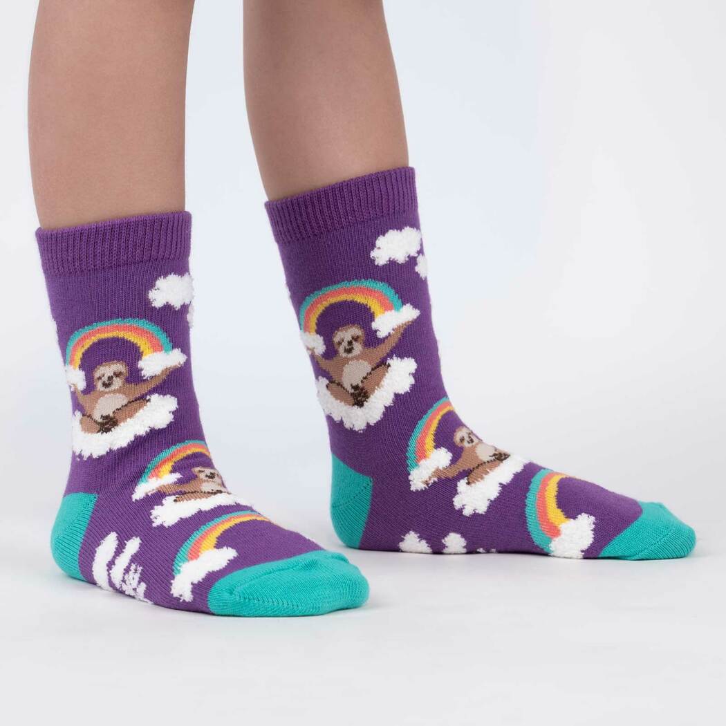 Sloth Dreams Kids Crew Sock - 3 Pack - The Sockery