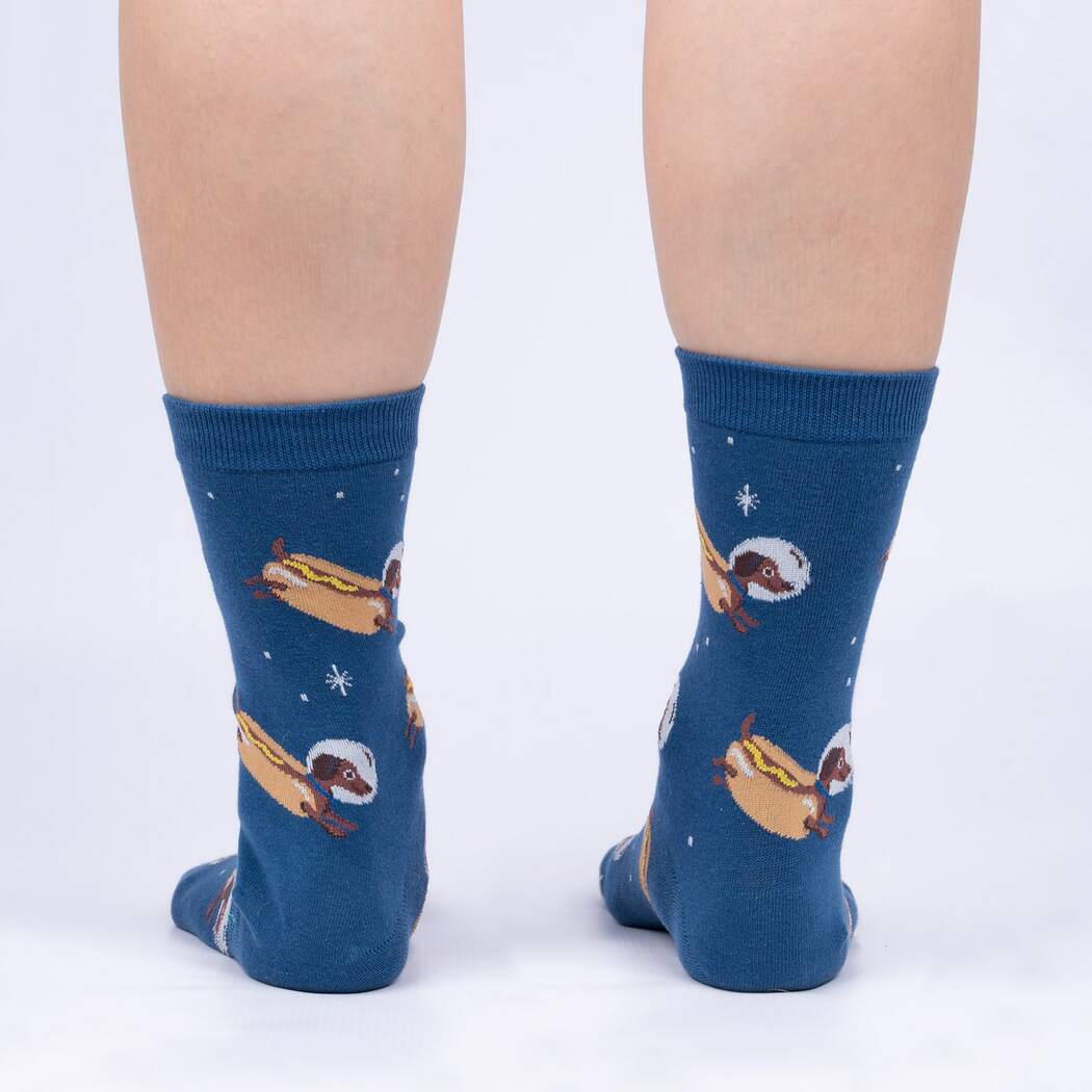 Weiner Dogs, in Space! Women's Crew Sock - The Sockery