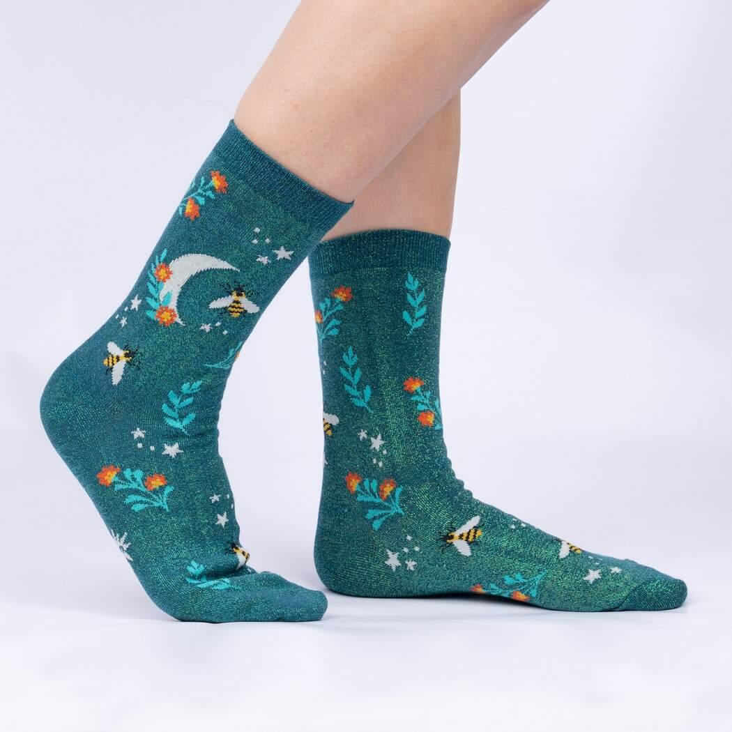 Bee Dazzling Women's Crew Sock - The Sockery