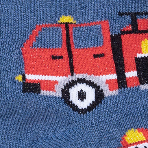 Fire truck Pup Kids Crew Socks - The Sockery