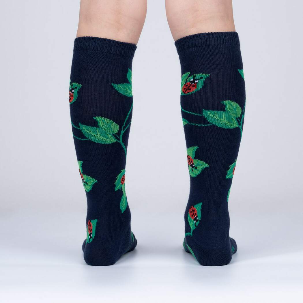 Luck be a Lady Bug Knee High Sock (Aged 3-6) - The Sockery