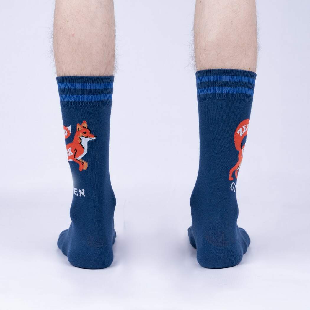 Zero Fox Given Men's Crew Socks - The Sockery