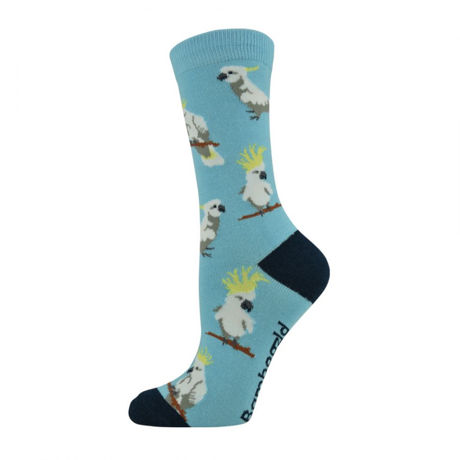 Cockatoo Womens Bamboo Crew Socks - The Sockery