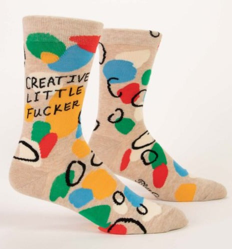 Creative Little Fucker Men's Crew Socks - The Sockery