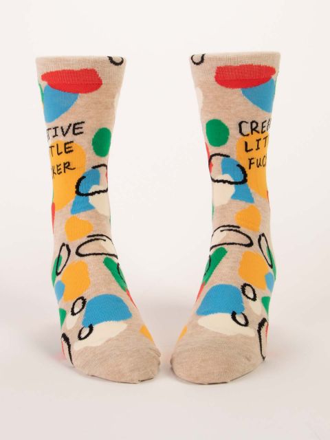 Creative Little Fucker Men's Crew Socks - The Sockery