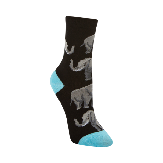 Elephant Kids Sock  (Aged 6-8 Yrs) - The Sockery