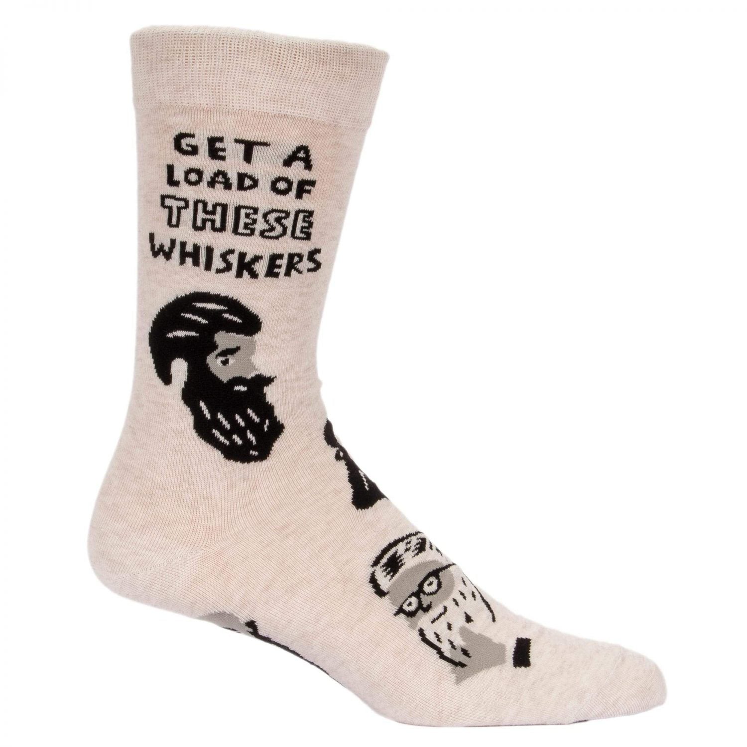 Get a Load of These Whiskers Men's Crew Sock - The Sockery
