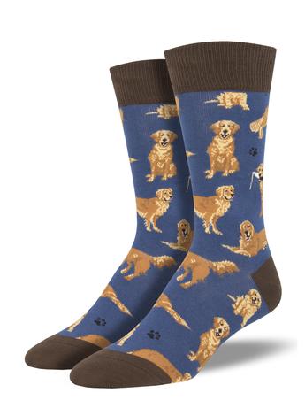 Golden Retriever Men's Crew Sock - The Sockery