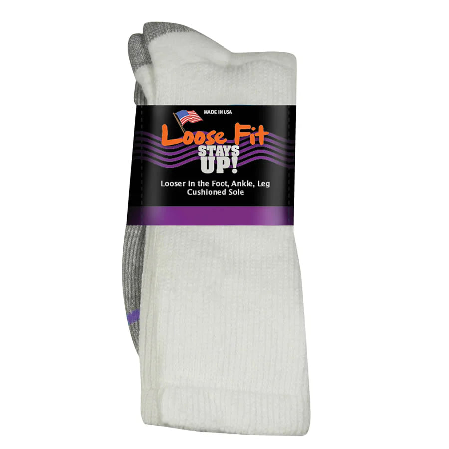 Loose Fit Cotton Crew Socks