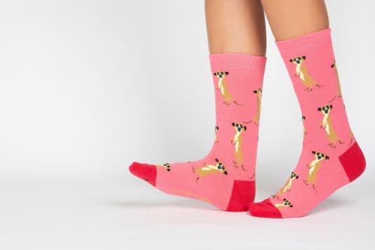 Meerkat Women's Bamboo Crew Socks - The Sockery