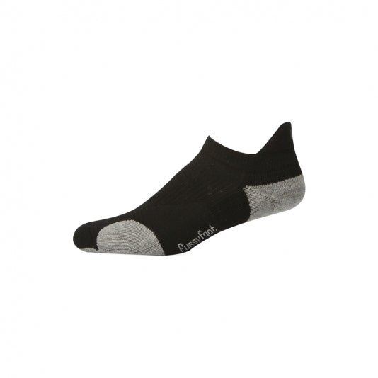 cross trainer ankle sock in black