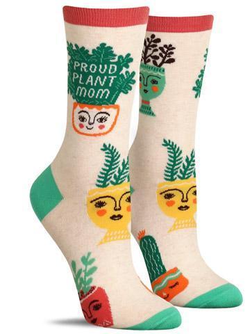 Proud Plant Mom Women's Crew Socks