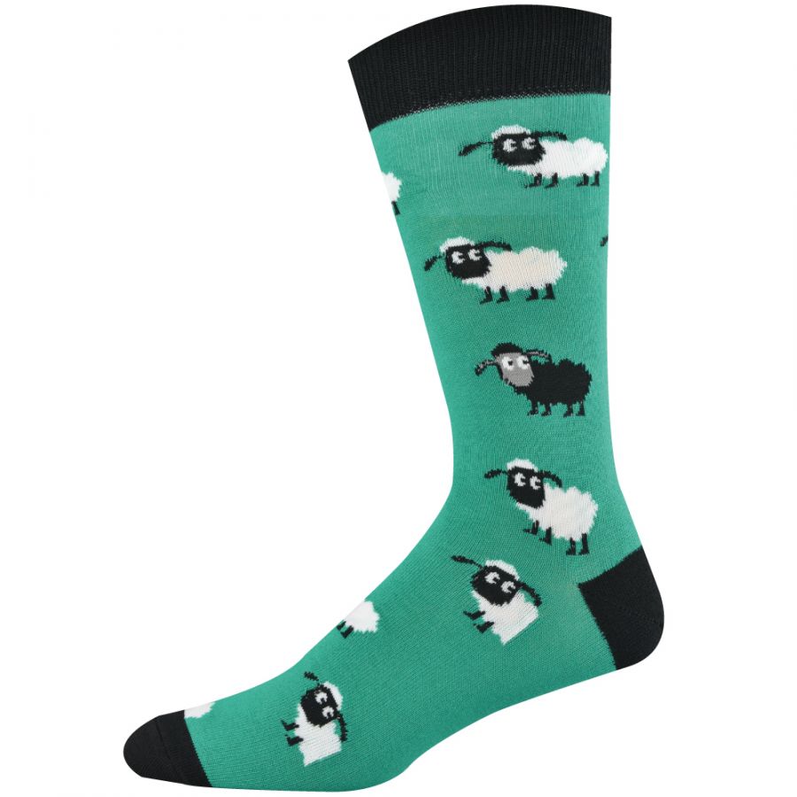 Eyes on Ewe Men's Bamboo Crew Socks