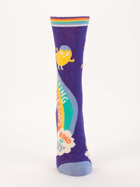 Shitting Rainbows Women's Crew Sock