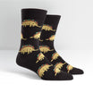 Mens tacosuarus novelty crew sock - The Sockery