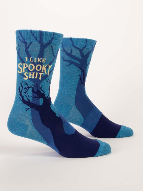I Like Spooky Shit Men's Crew Socks - The Sockery