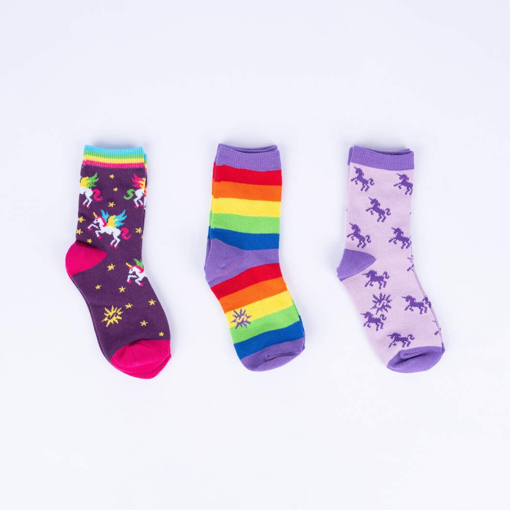Winging It Kids Crew Sock - 3 Pack - The Sockery