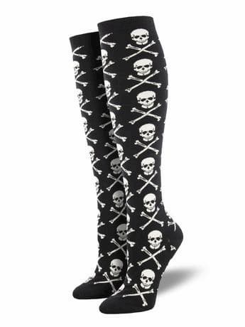 Skull & Crossbones  Knee High Socks