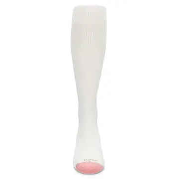 Ivory Cotton Blend Compression Socks