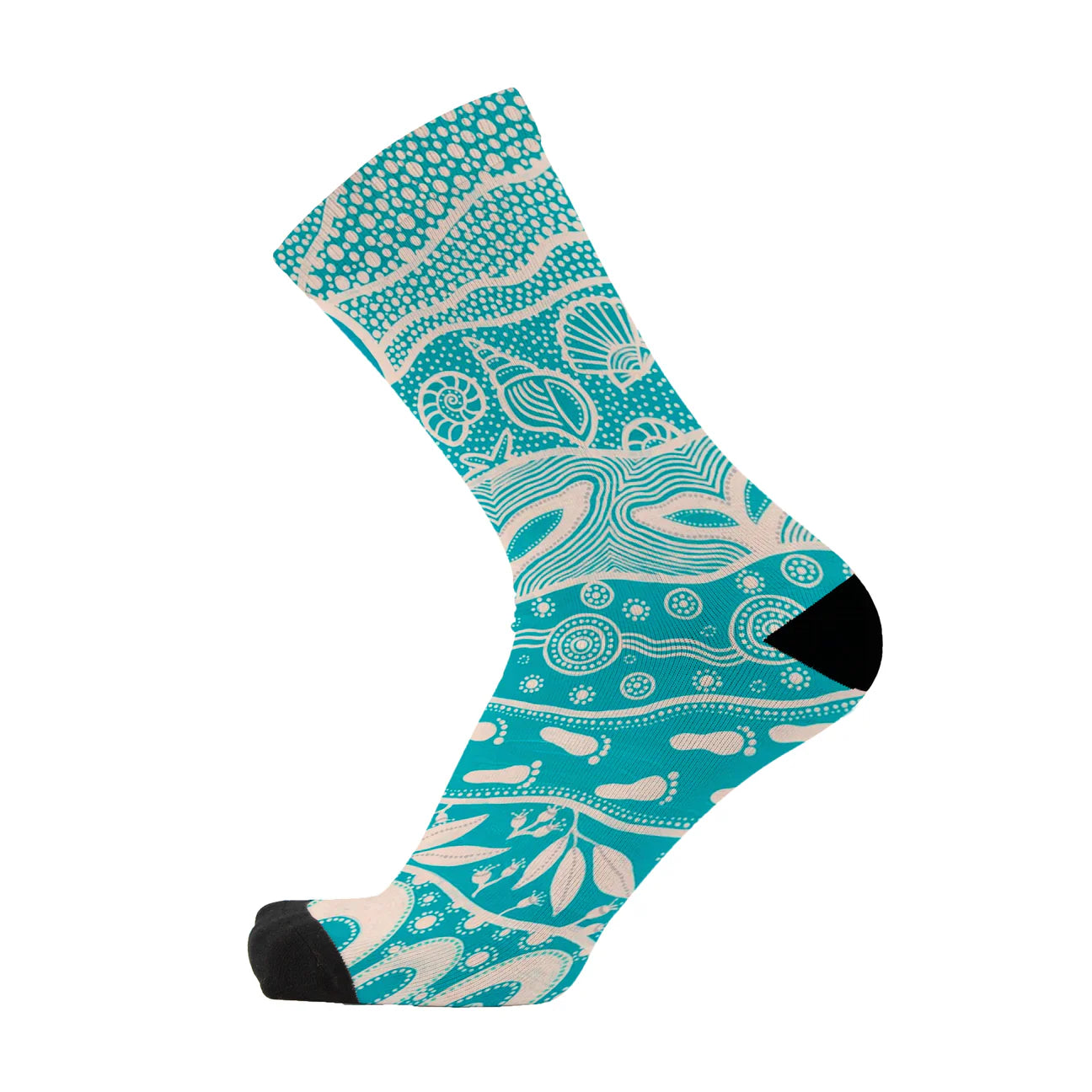 Middle Lagoon Bamboo Crew Socks