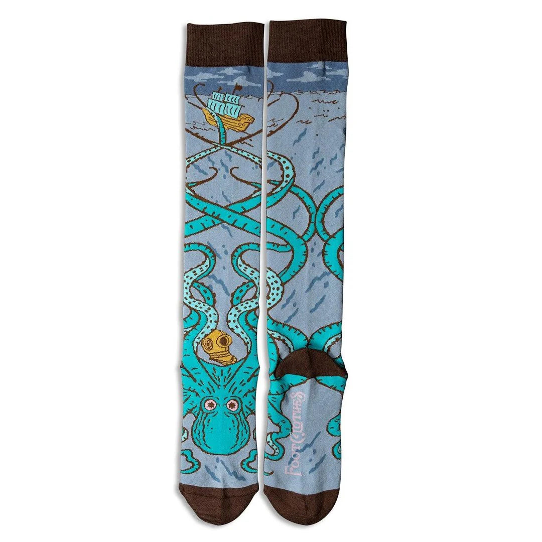 Attack of the Kraken Knee High Socks