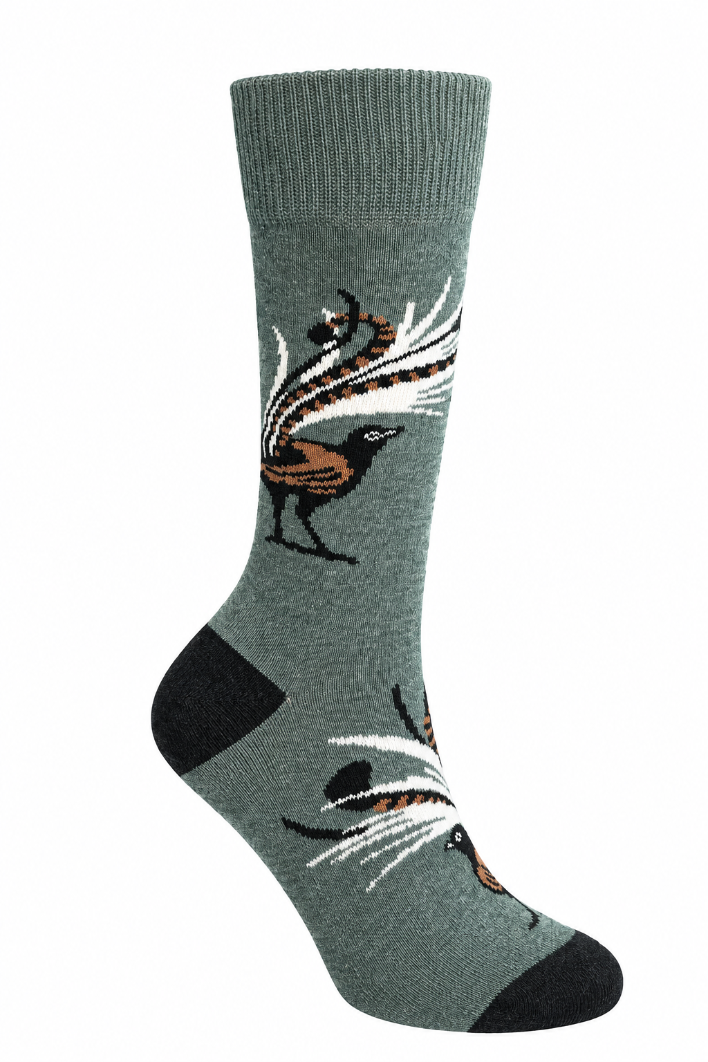Lyre Bird Crew Socks - Australian Made
