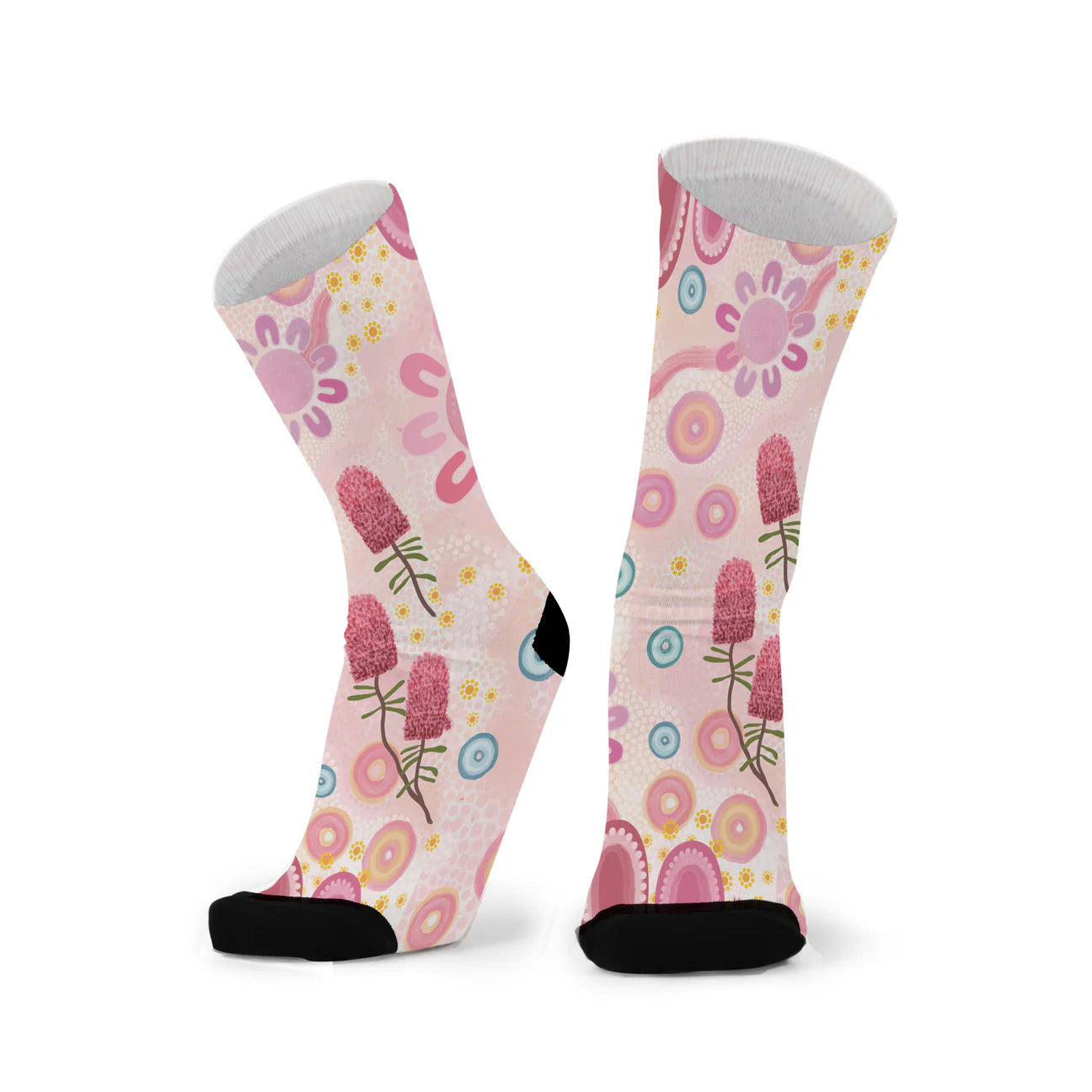 She Blooms Bamboo Crew Socks