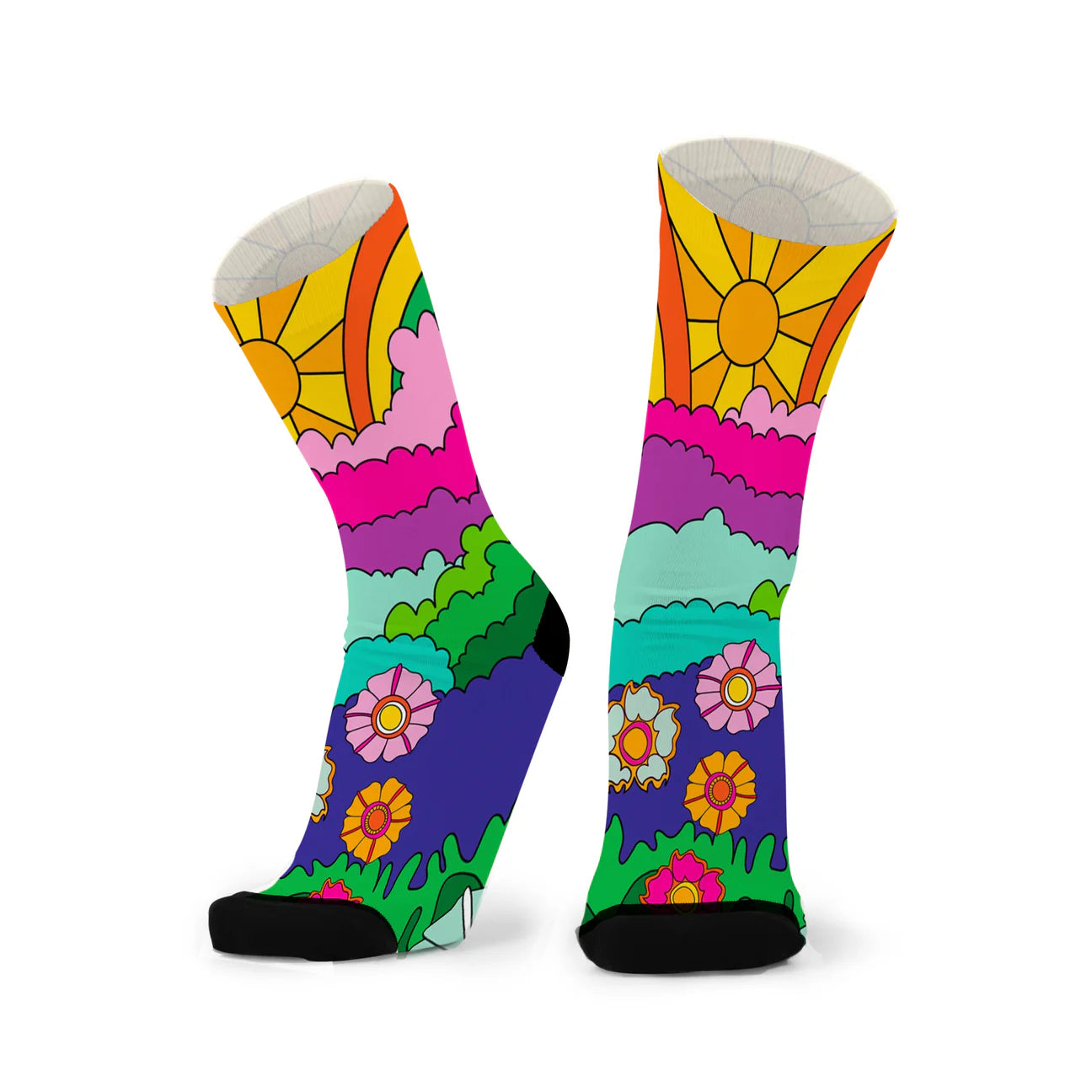 Wonderland Bamboo Crew Socks