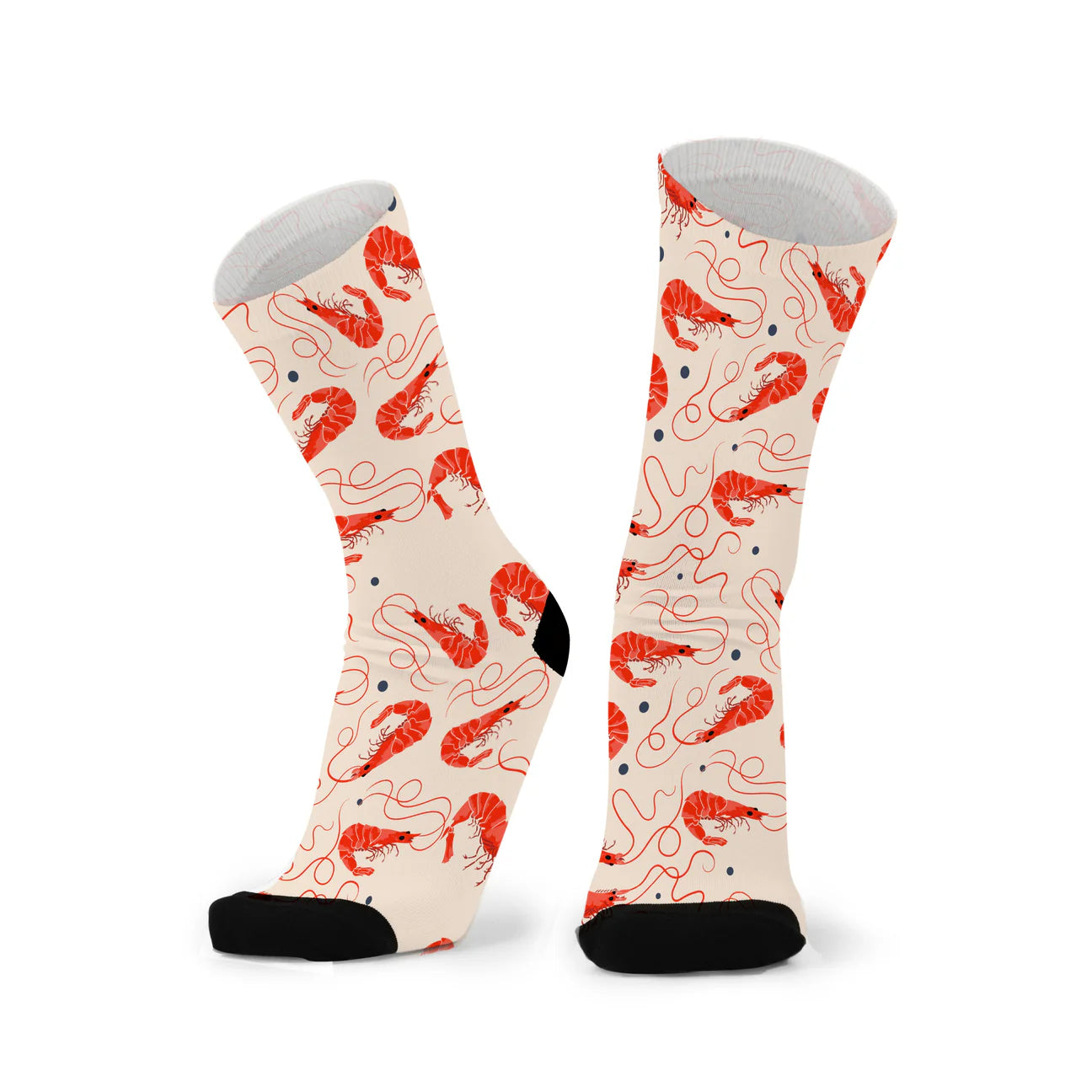 Prawn Star Men's Bamboo Crew Socks