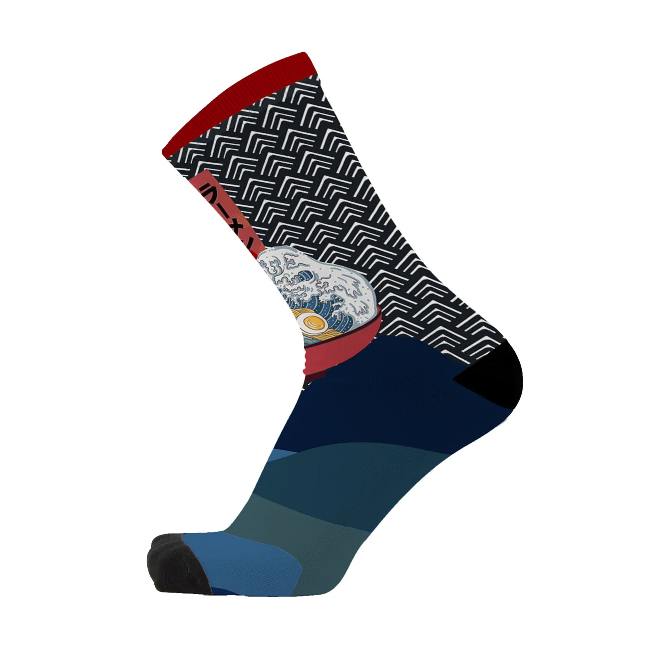 Ramen Men's Bamboo Crew Socks