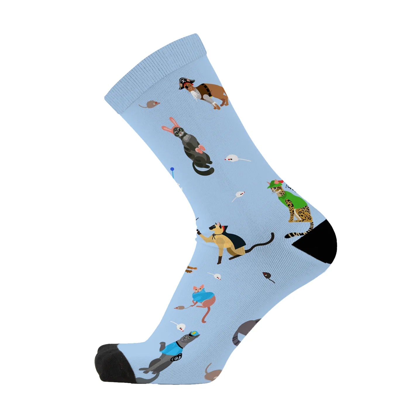 Raining Cats and Dogs Bamboo Crew Socks - 2Pk Gift Box