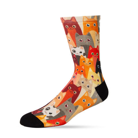 Herding Cats Bamboo Crew Socks - The Sockery