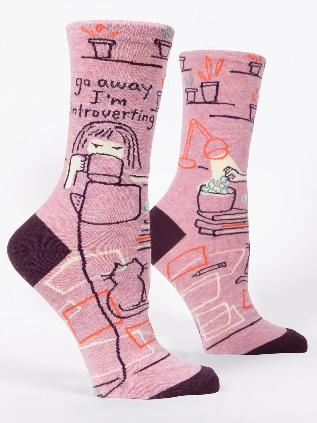 Go Away, I'm Introverting Women's Crew Socks
