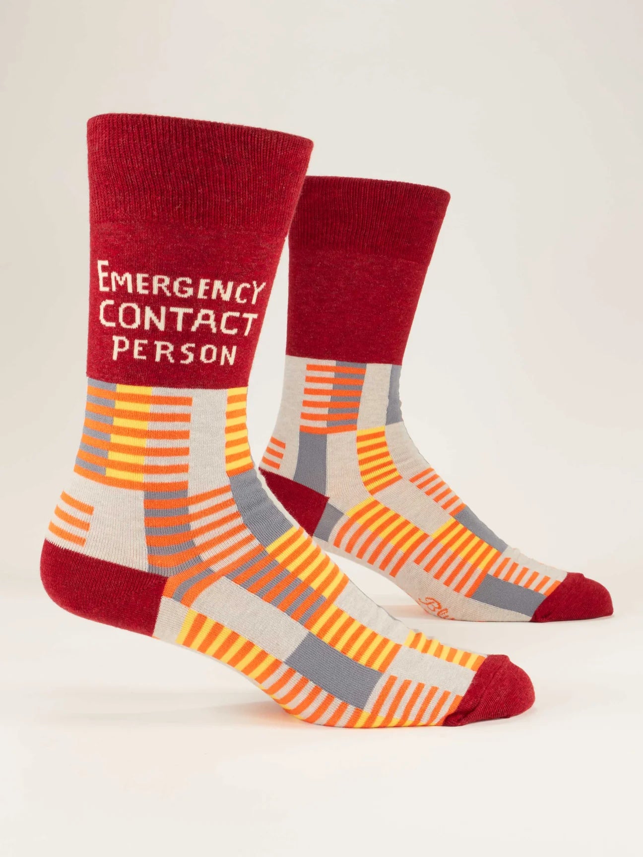 Emergency Contact Person Men's Crew Sock - The Sockery