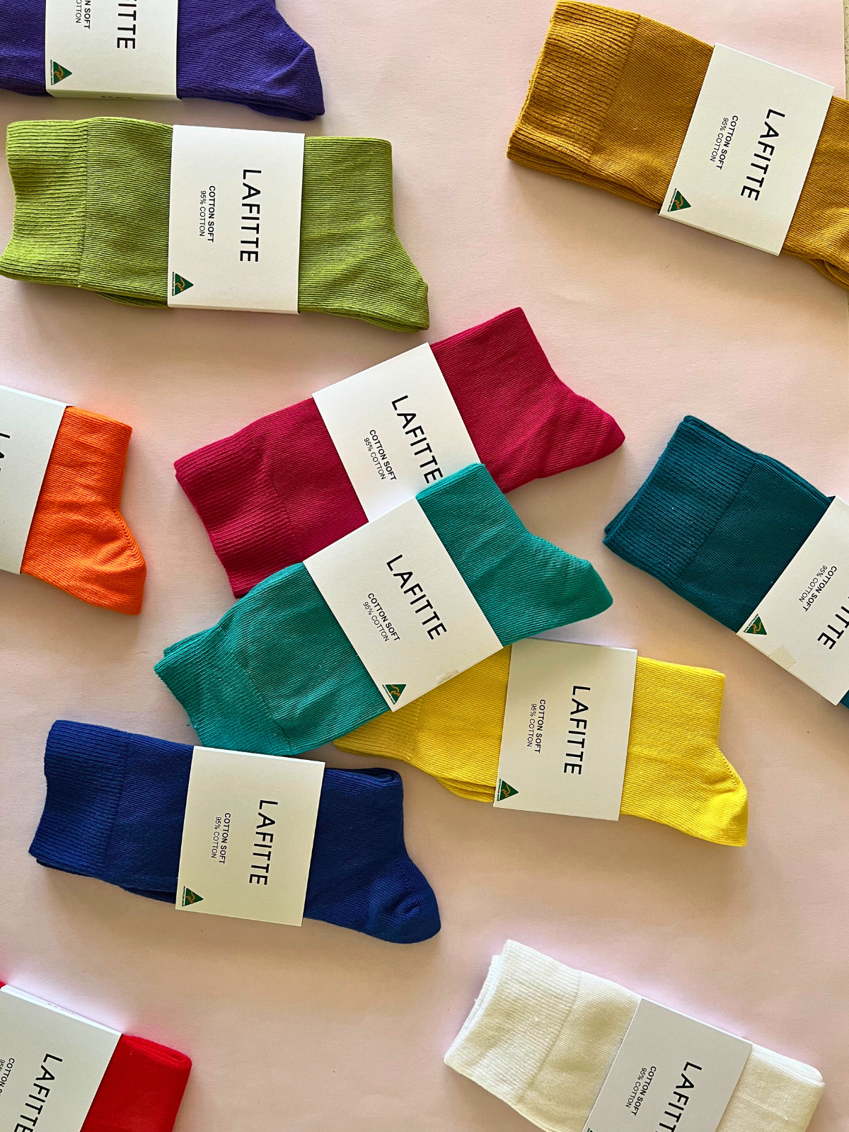 Cotton Crew Sock in  Fuchsia - Aussie Made