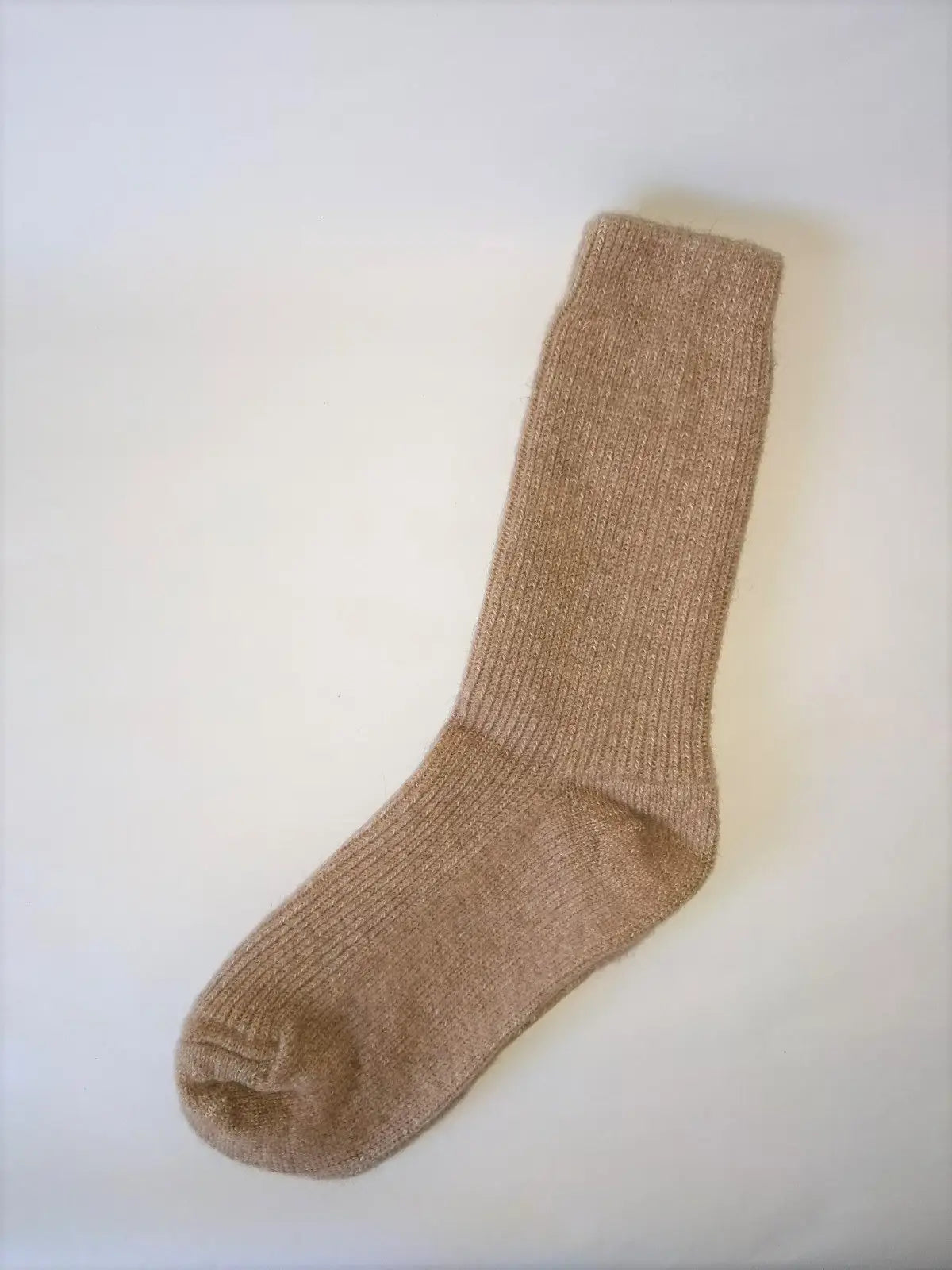 Camelia Camel/Wool/Cotton/Hemp Crew Socks - The Sockery