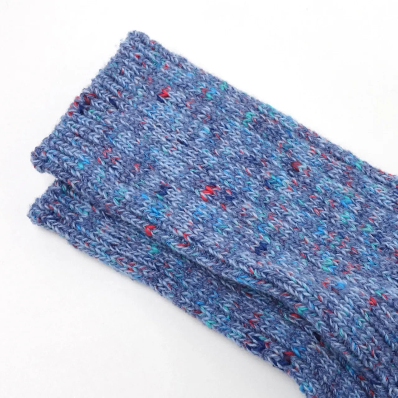 Jazzy Cotton Crew Sock in Blue