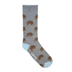 Echidna Crew Socks in Grey - The Sockery