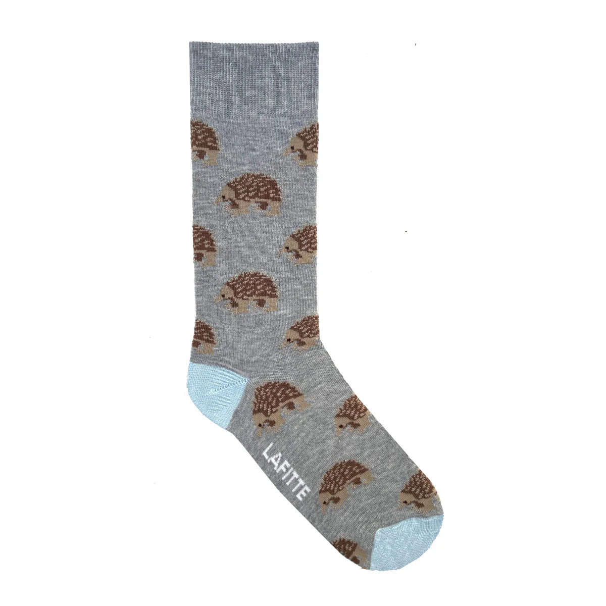 Echidna Crew Socks in Grey - The Sockery