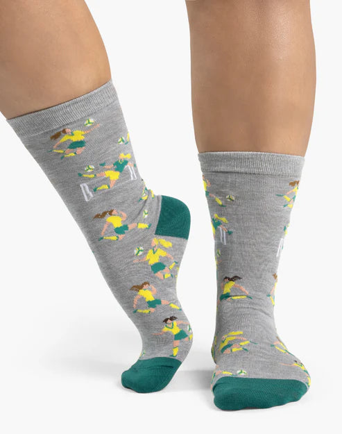 Matildas Soccer Women's Bamboo Crew Socks - The Sockery