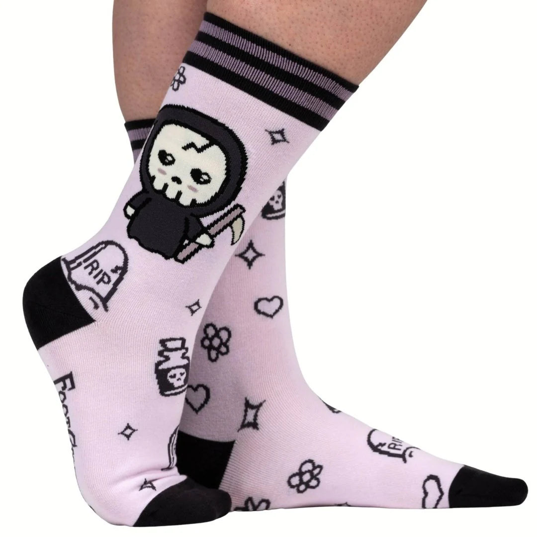 Grim Reaper Crew Socks