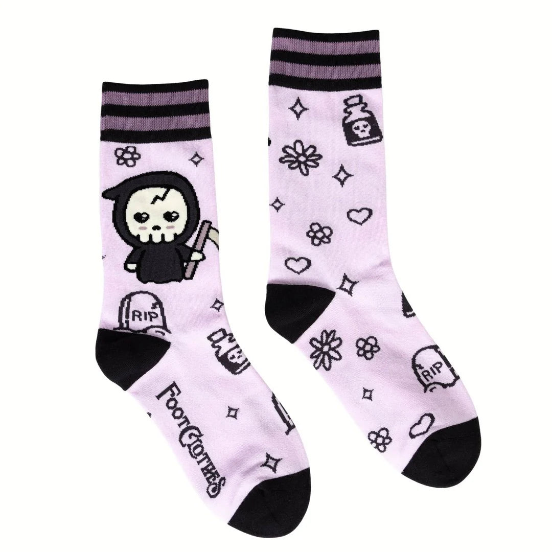 Grim Reaper Crew Socks