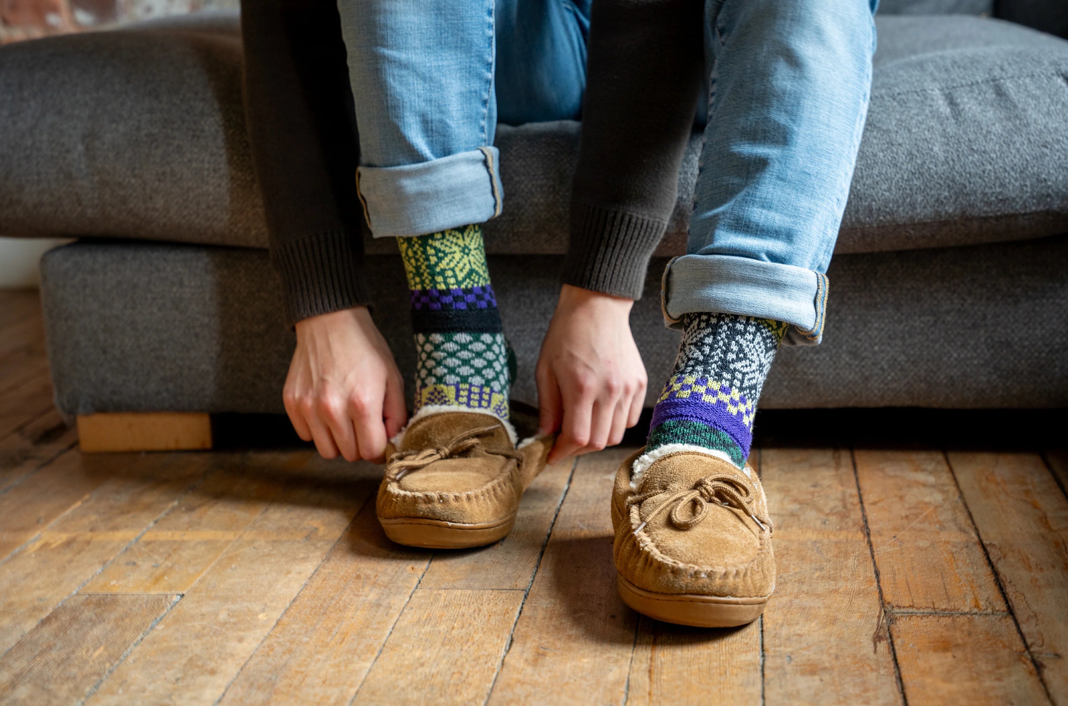 Balsam Recycled Cotton Crew Socks - The Sockery