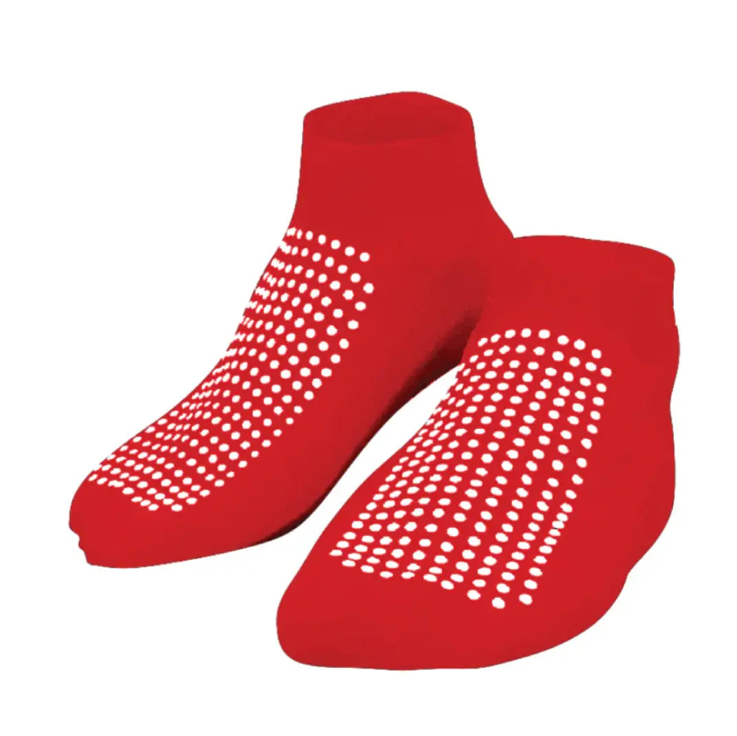 Non Slip Socks in Red