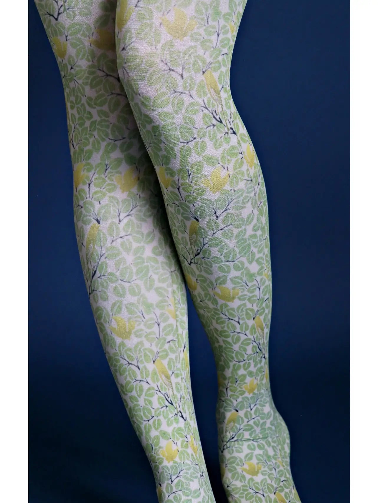 Bird in the Forest by William Morris printed Art Tights - The Sockery