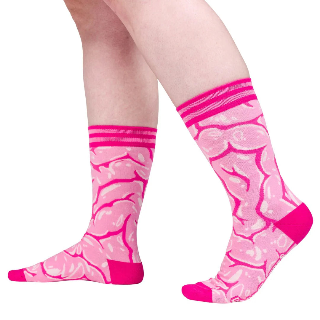 Weird Anatomy No Brainer Crew Socks