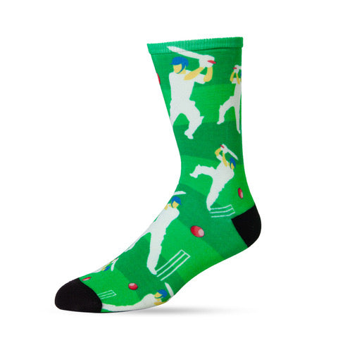 Test Match Men's Bamboo Crew Socks - The Sockery