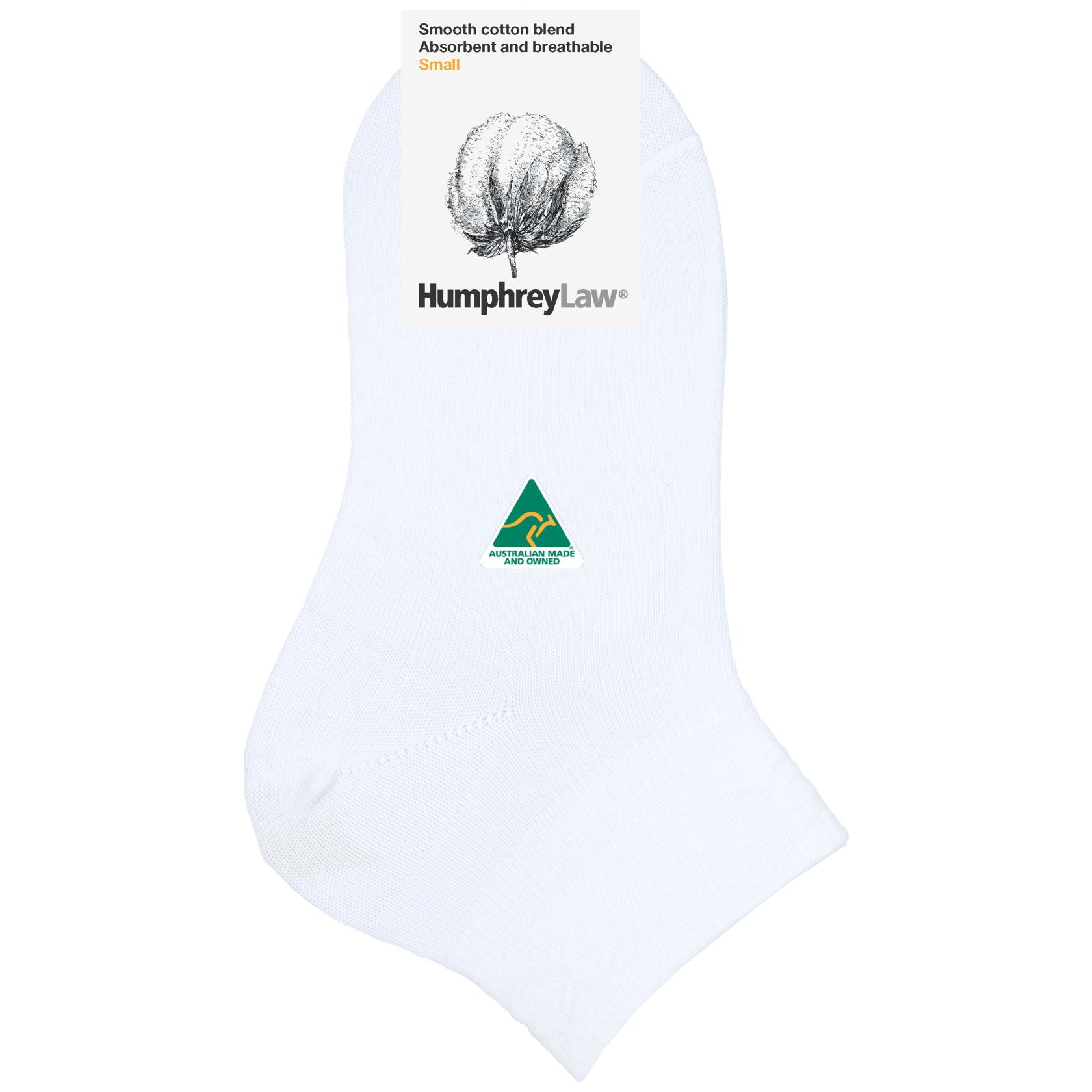 80% Mercerised Cotton ankle sock