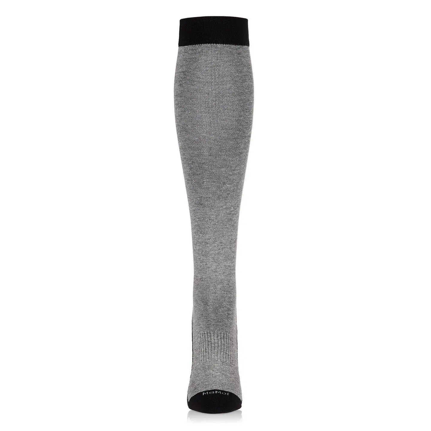 Two Tone Women's Bamboo Compression Socks - Grey - The Sockery