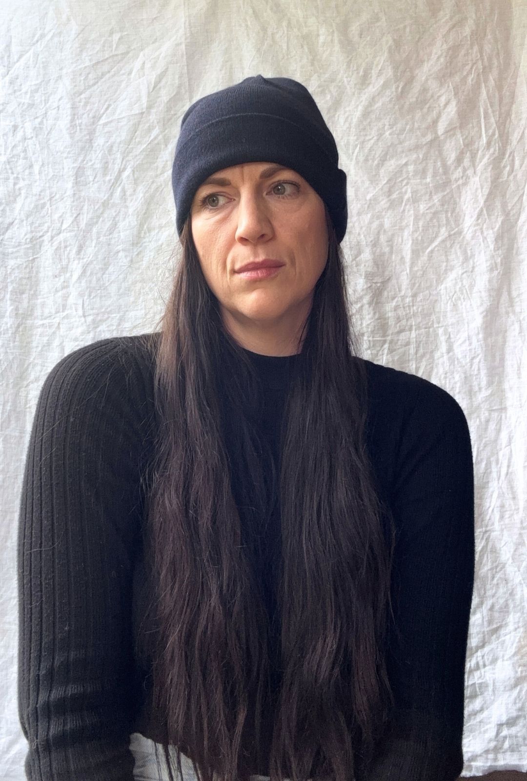 Merino Wool Beanie in Navy,  Australian Made